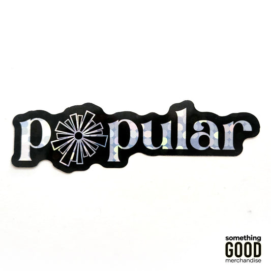 Popular Wand Holographic Sticker