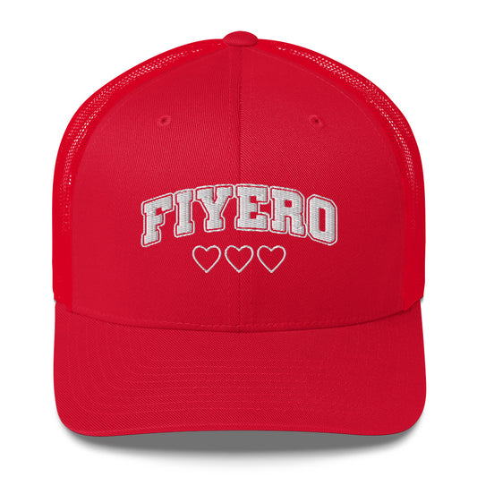 Guard Captain Collegiate Love Embroidered Trucker Cap