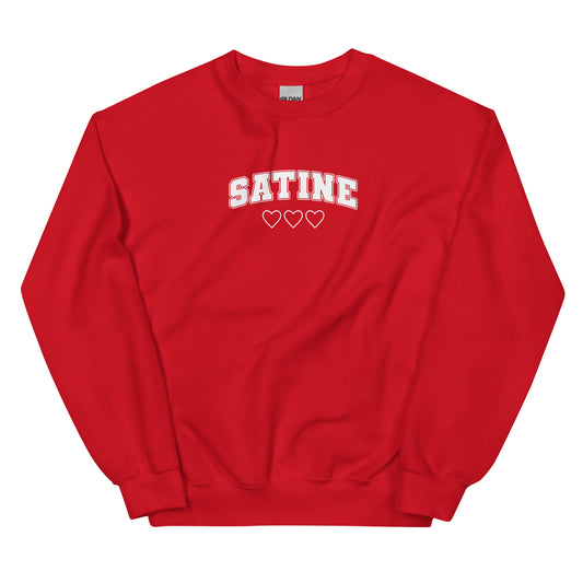 Parisian Star Collegiate Love Sweatshirt (White Graphic)