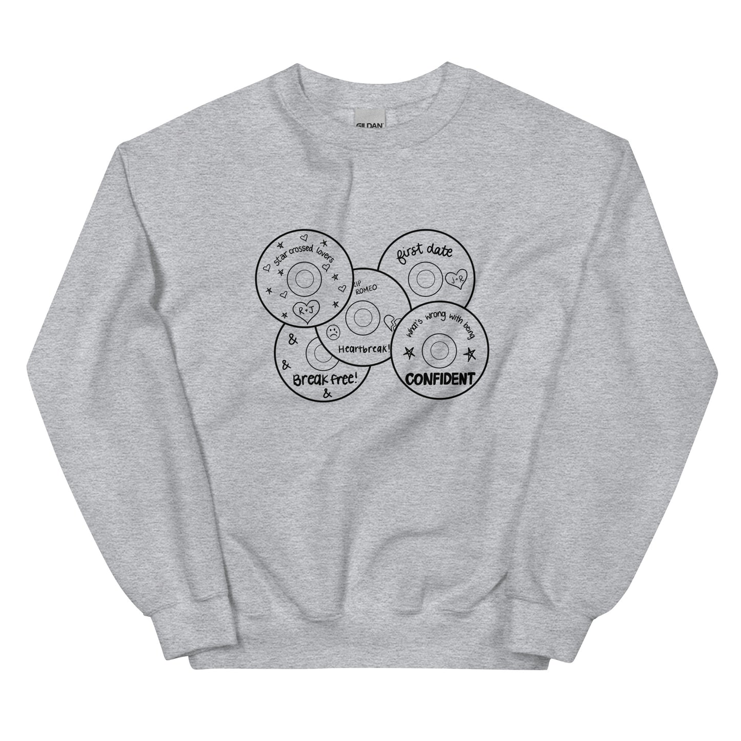 Musical Mixes Sweatshirt (Black Graphic)