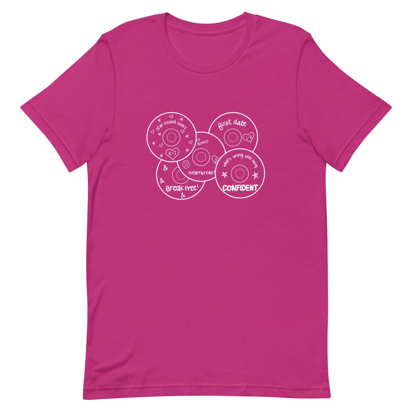 Musical Mixes T-shirt (White Graphic)