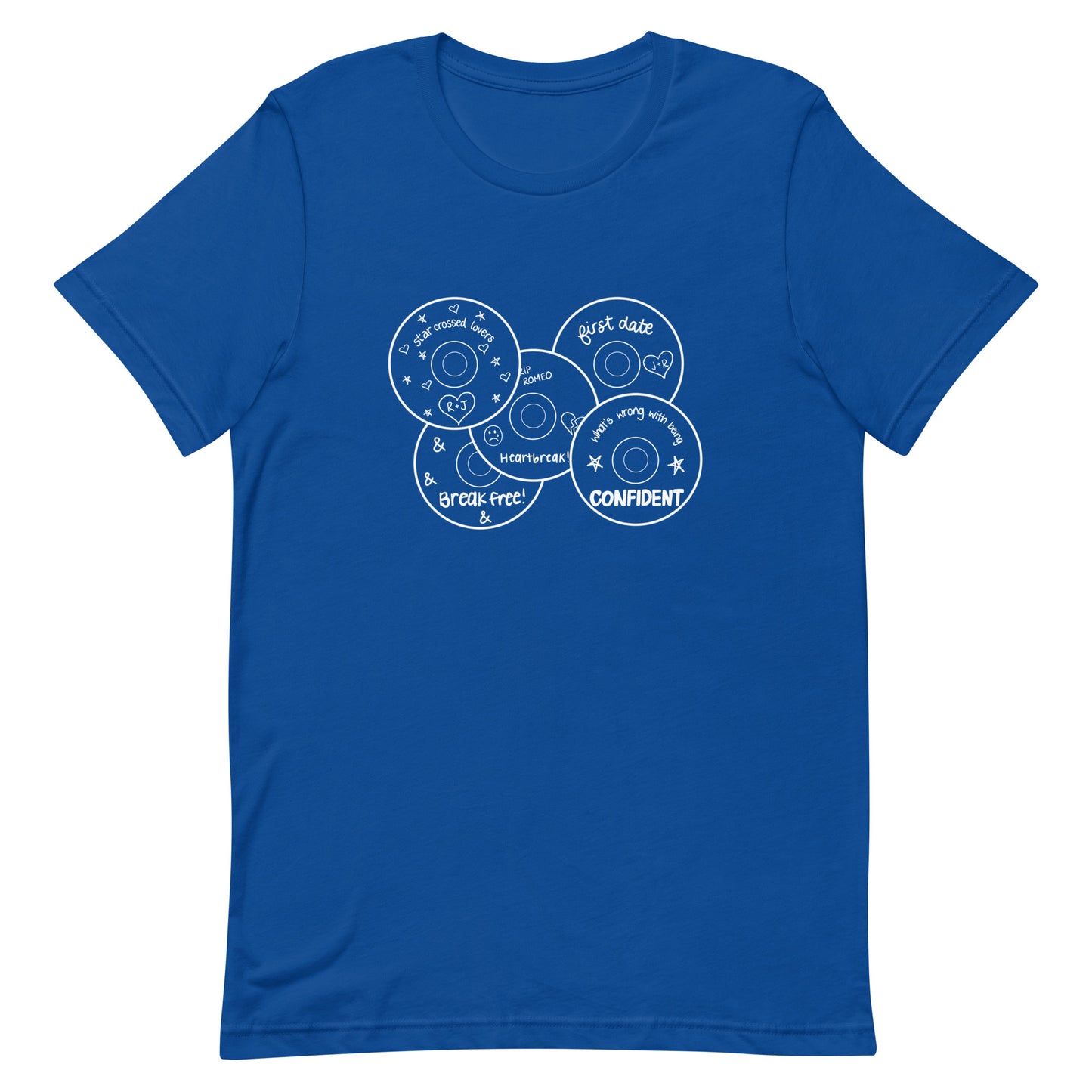 Musical Mixes T-shirt (White Graphic)