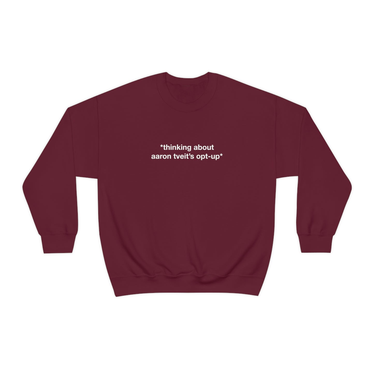 Aaron's Opt-Up Inner Thoughts Sweatshirt