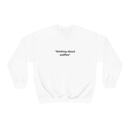 Waffles Inner Thoughts Sweatshirt