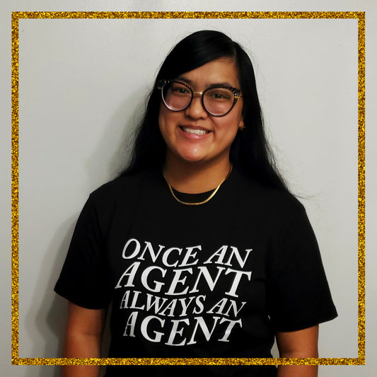 Always an Agent Word Wave Premium T-shirt (Black)