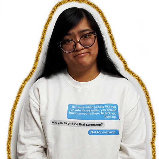 Time Loop Message Thread Sweatshirt