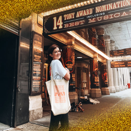 Everlasting Love Stacked Statement Tote Bag