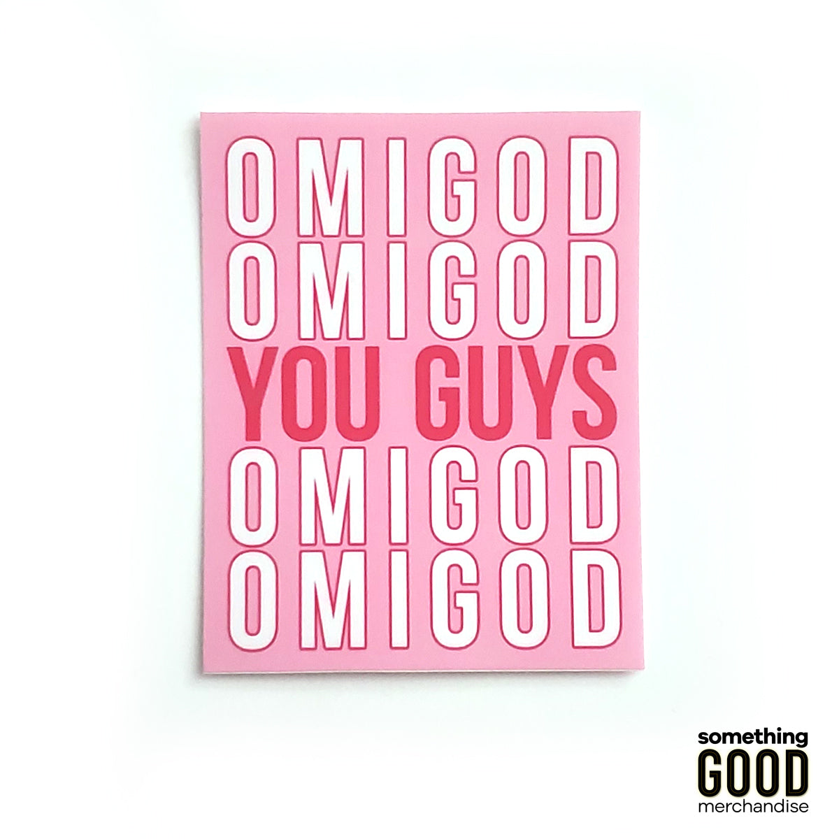 Omigod Stacked Statement Sticker