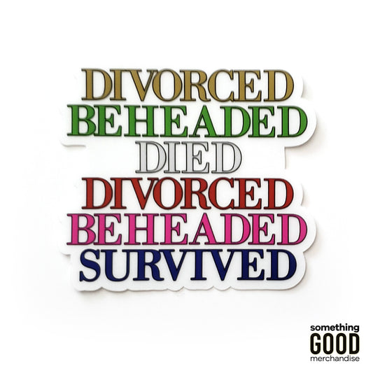 Royal Outcomes Clear Sticker