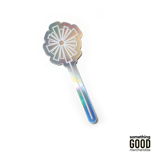 Witch Wand Holographic Sticker