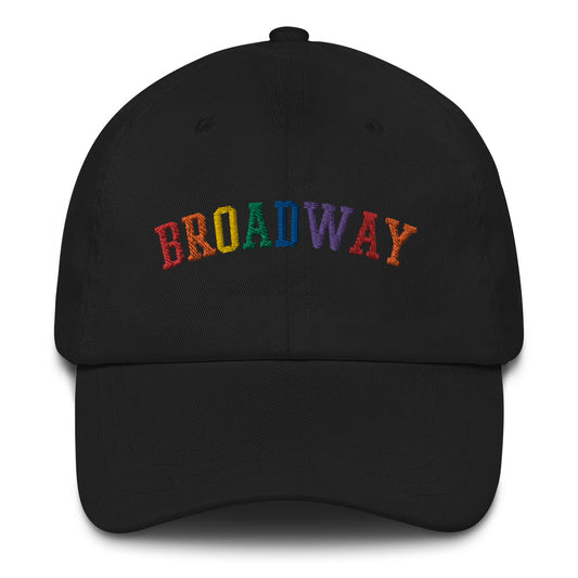 Broadway Pride Varsity Embroidered Cap