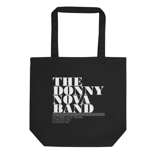 Band Title Black Tote Bag