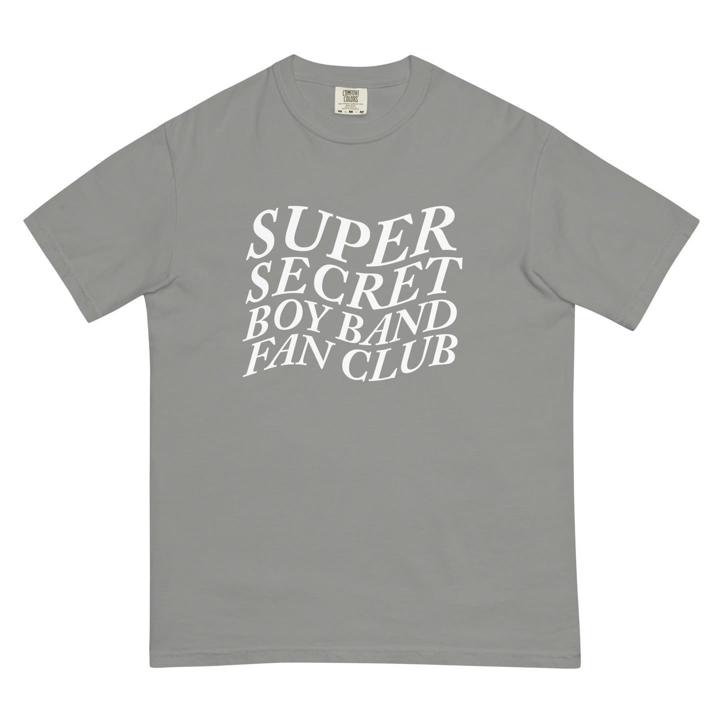 Heroes Fan Club Word Wave Heavyweight T-shirt