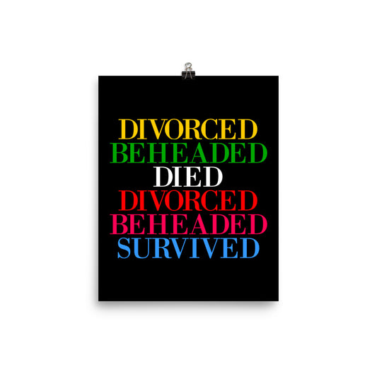 Royal Outcomes Print