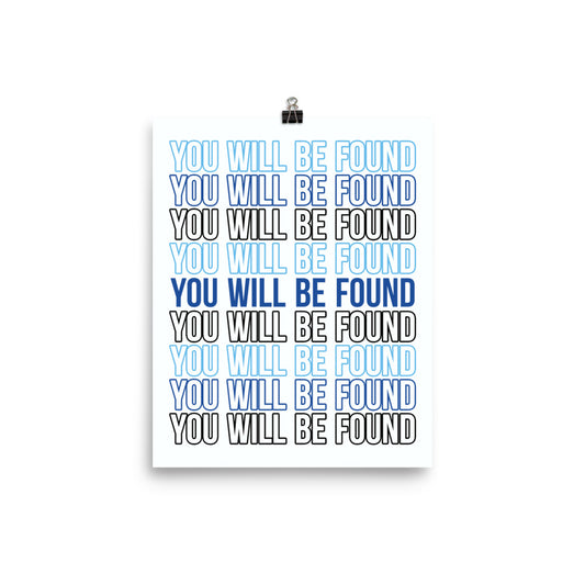 Rise Again Stacked Statement Print