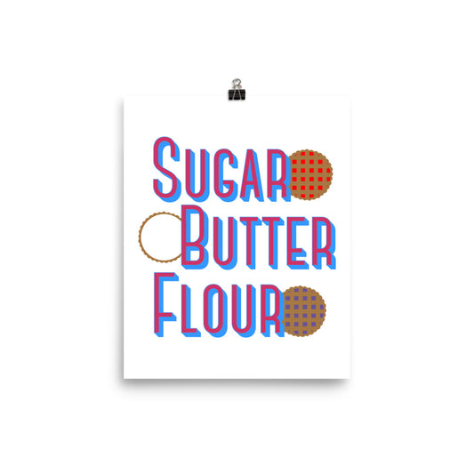 Pie Ingredients Print