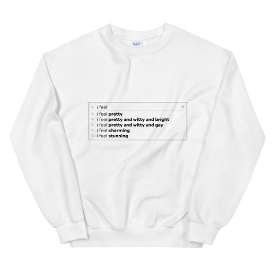 Feelings Search Bar Sweatshirt