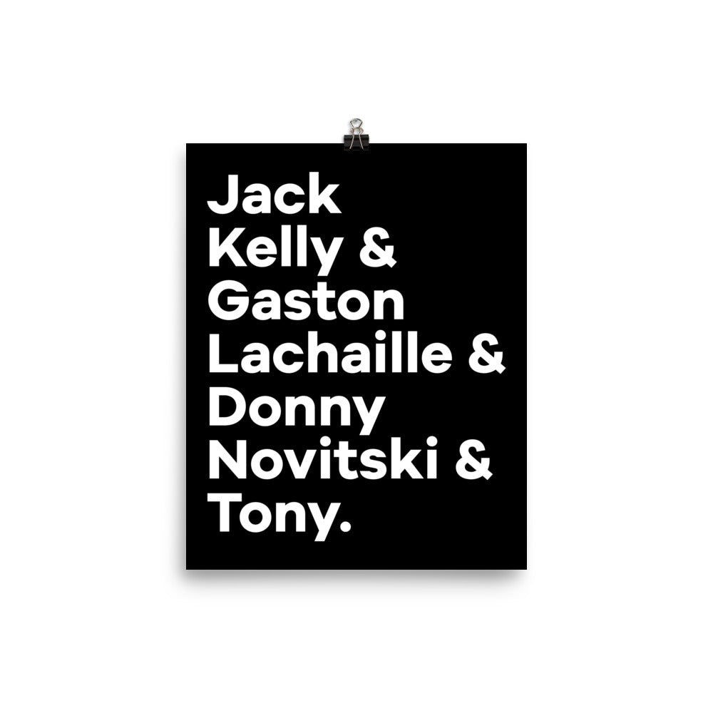 Corey Role Call Print