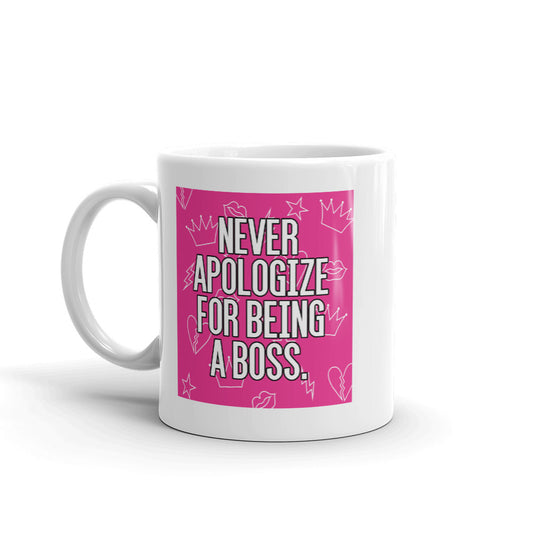 Unapologetic Boss Patterned Mug