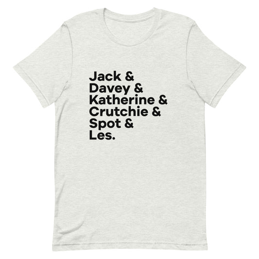 Newspaper Strikers Character List T-Shirt