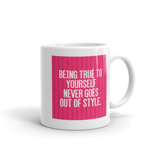 Stylish Truth Patterned Mug