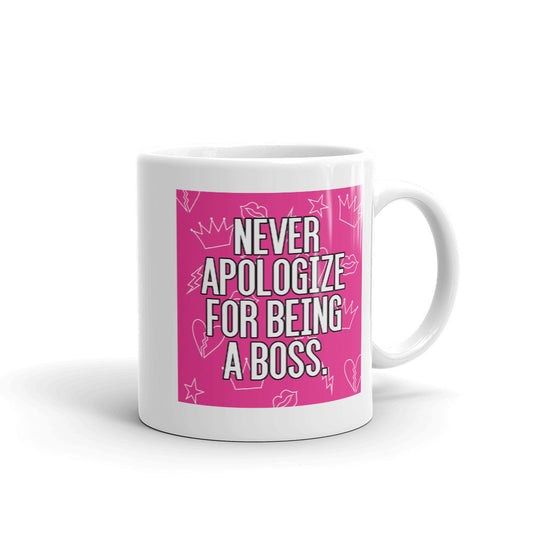 Unapologetic Boss Patterned Mug