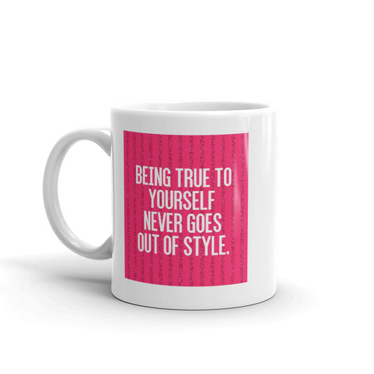 Stylish Truth Patterned Mug