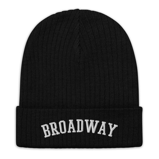 Broadway Varsity Embroidered Beanie