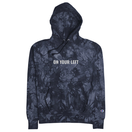 Morning Run Embroidered Tie-Dye Hoodie