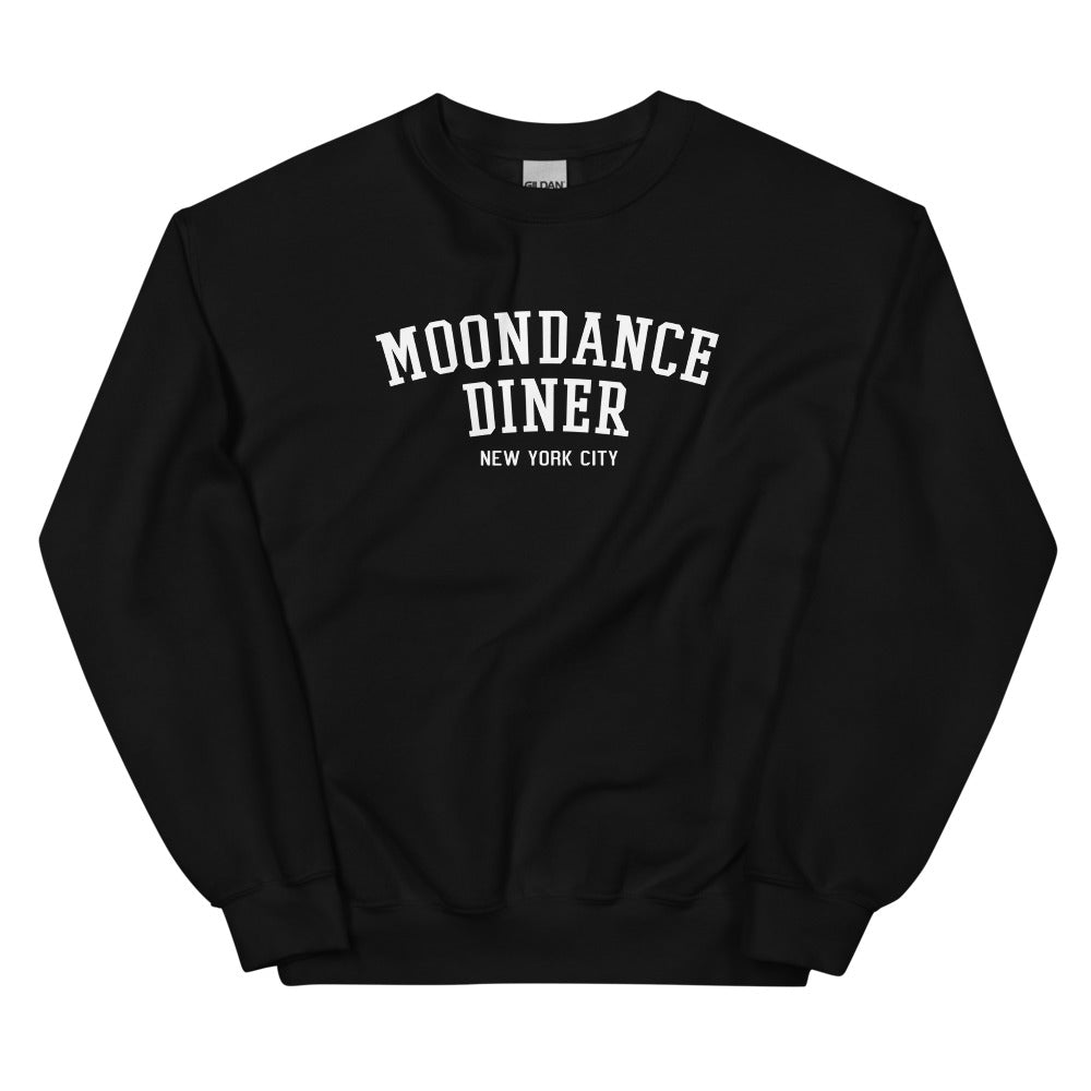 Manhattan Diner Varsity Sweatshirt (White Text)