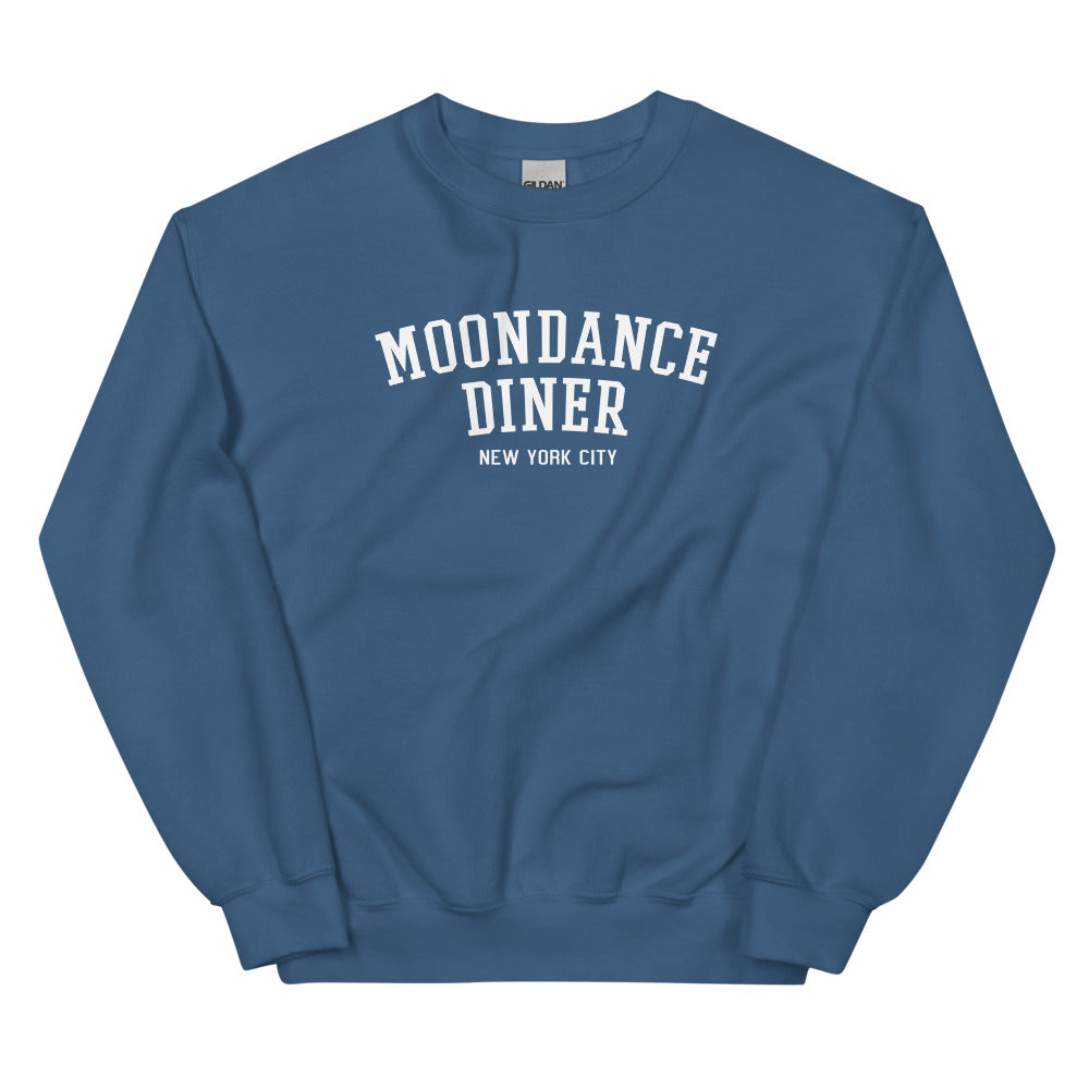 Manhattan Diner Varsity Sweatshirt (White Text)
