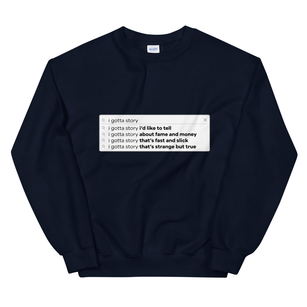 Technicolor Search Bar Sweatshirt