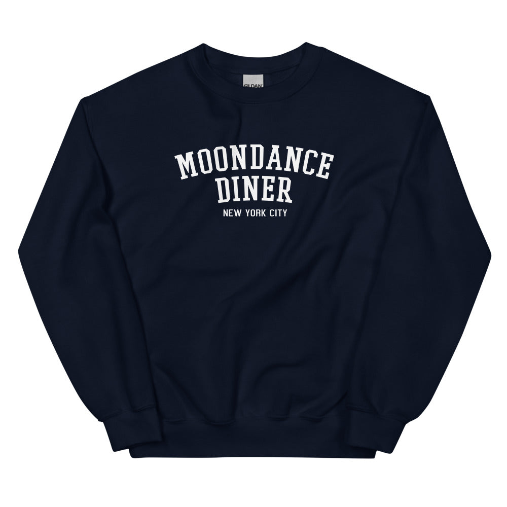 Manhattan Diner Varsity Sweatshirt (White Text)