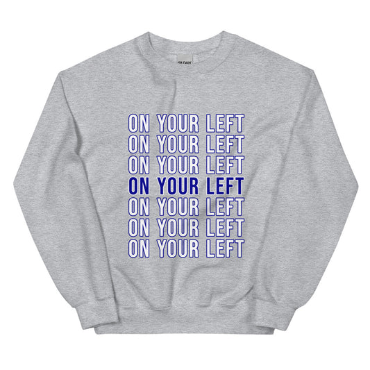 Captain's Run Stacked Statement Sweatshirt