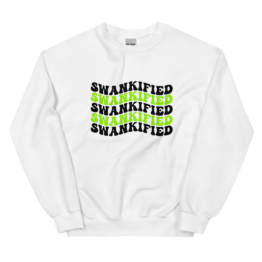 Swanky Ozian Ripple Sweatshirt (White)