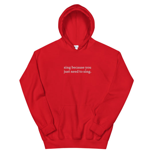 Singer's Purpose Embroidered Hoodie