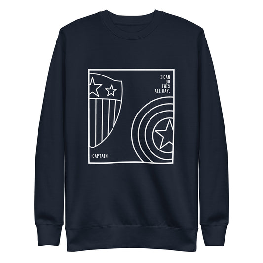 Steve's Shields Frame Premium Sweatshirt