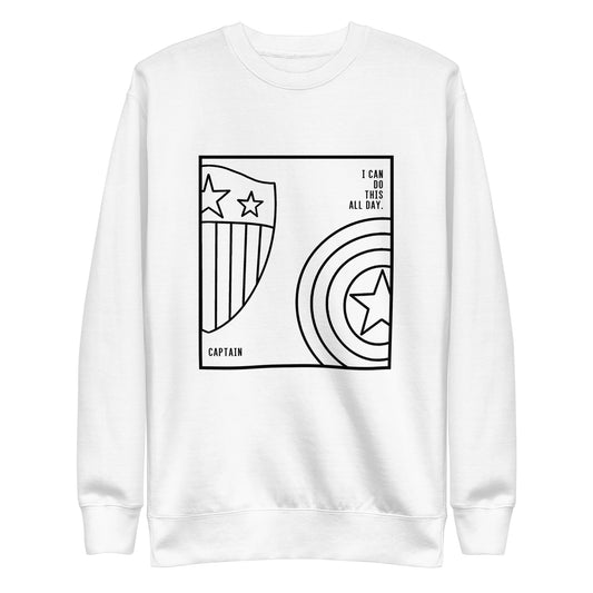 Steve's Shields Frame Premium Sweatshirt