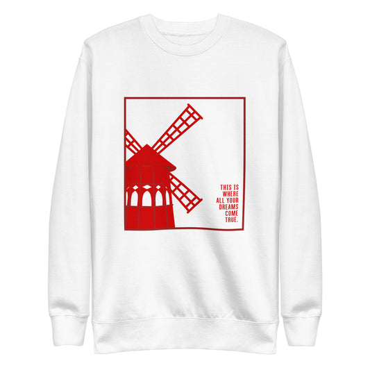 Rouge Silhouette Frame Premium Sweatshirt