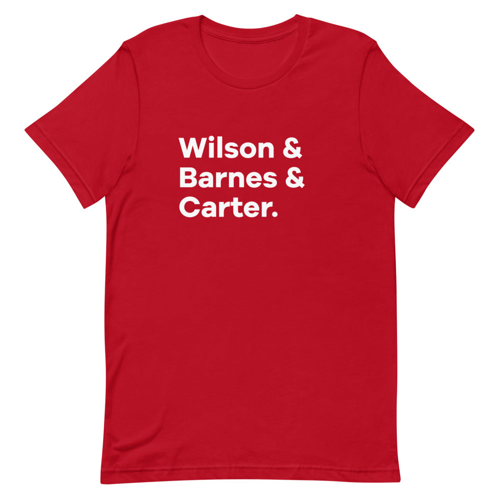 Cap's Company Character List T-shirt