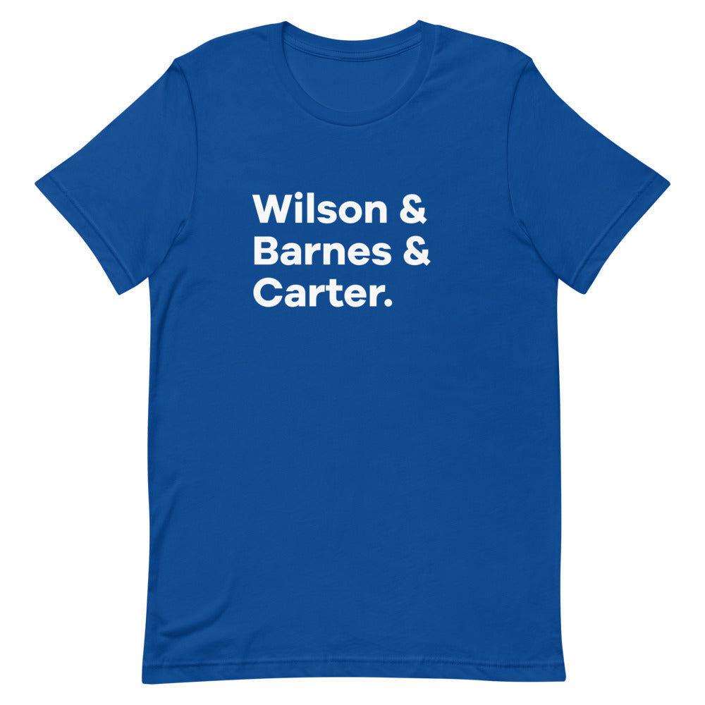 Cap's Company Character List T-shirt