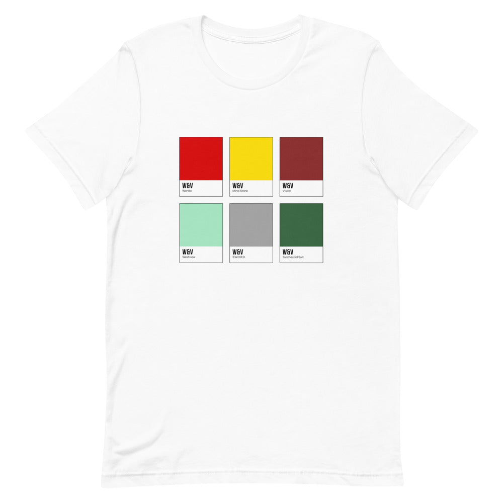 Unusual Couple Color Chip T-Shirt