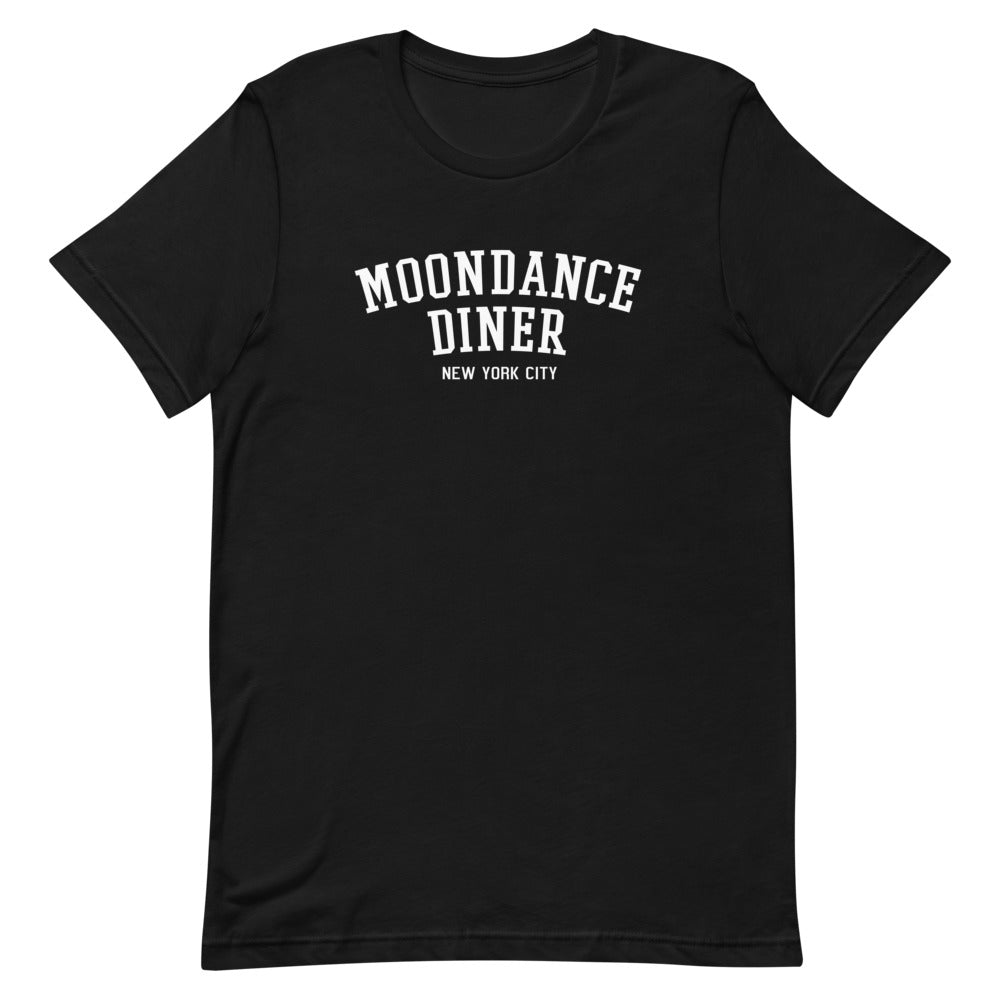 Manhattan Diner Varsity T-shirt (White Text)