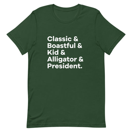 Void Variants Character List T-Shirt