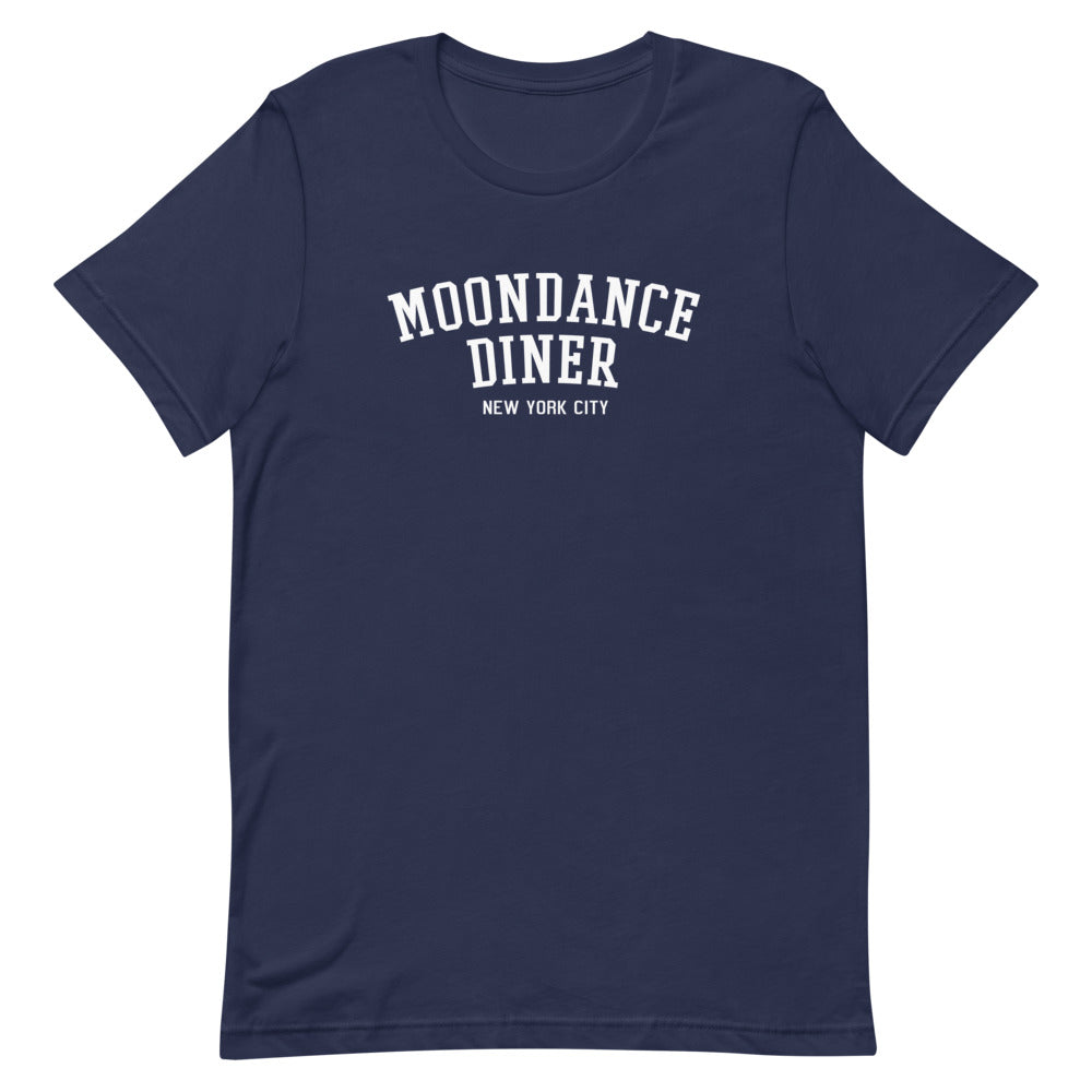 Manhattan Diner Varsity T-shirt (White Text)