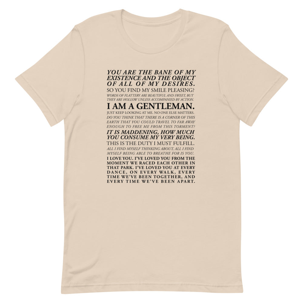 Viscount's Sayings T-shirt (Black Graphic)