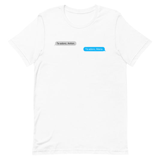 Forbidden Love Message Thread T-Shirt