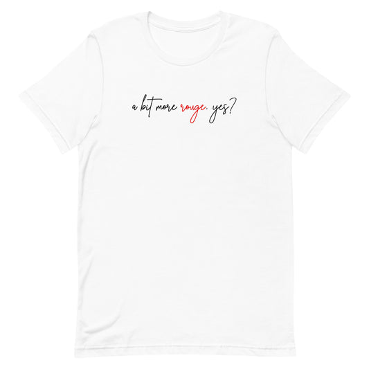 Un Peu Plus Rouge T-shirt (White)