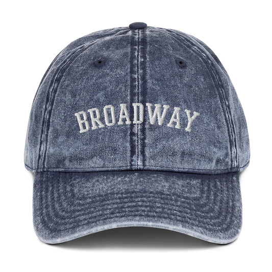 Broadway Varsity Embroidered Cap