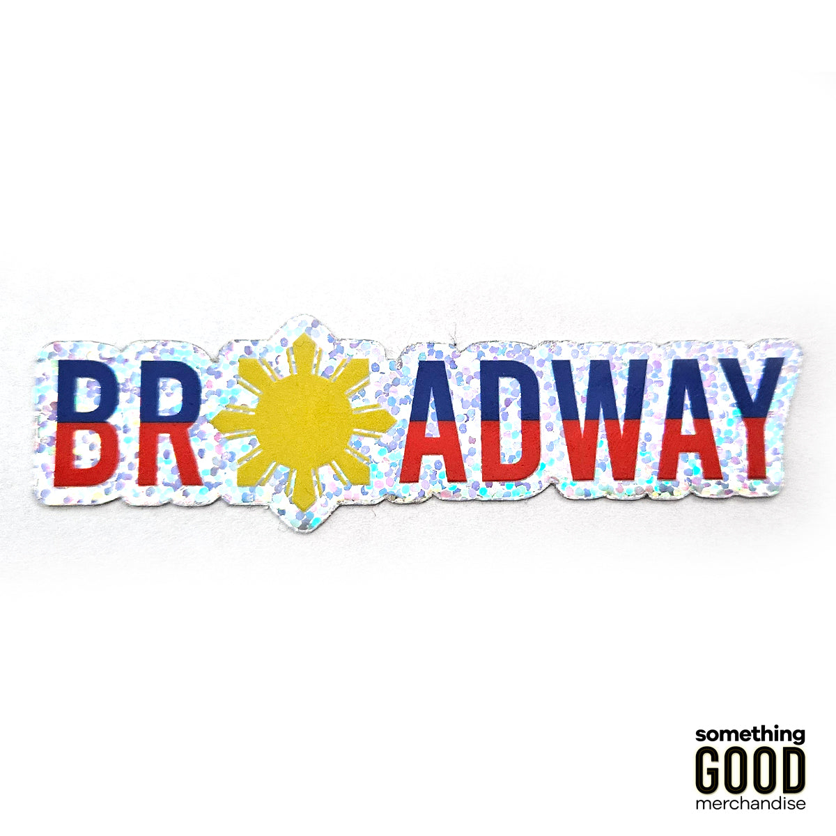 Philippine Sun BROADWAY Glitter Sticker